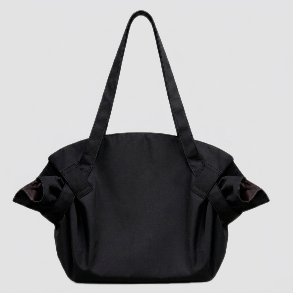 Grand sac multifonction Noir, imperméable et pliable